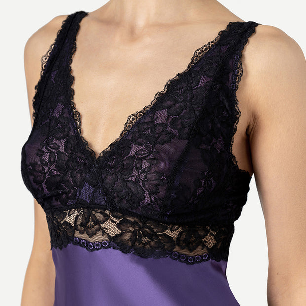 Nk Imode Morgan Iconic Bust-Support Silk Chemise 5974-M200 Violet