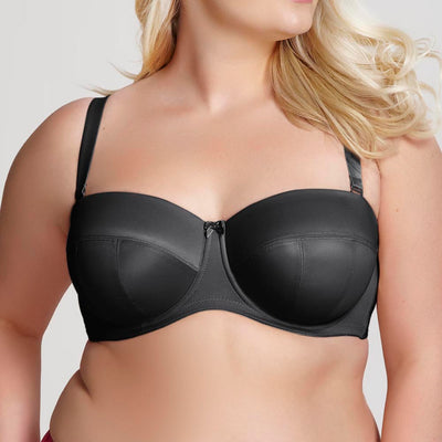 Pntutb Plus Size Clearance!Ladies Strapless Gathering Invisible Bra Glossy  Back Buckle Breast Seamless Bra Underwear