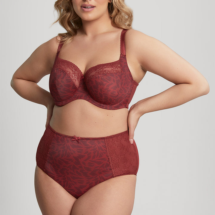 Sculptresse by Panache Chi Chi Balconnet 9675 Red Animal