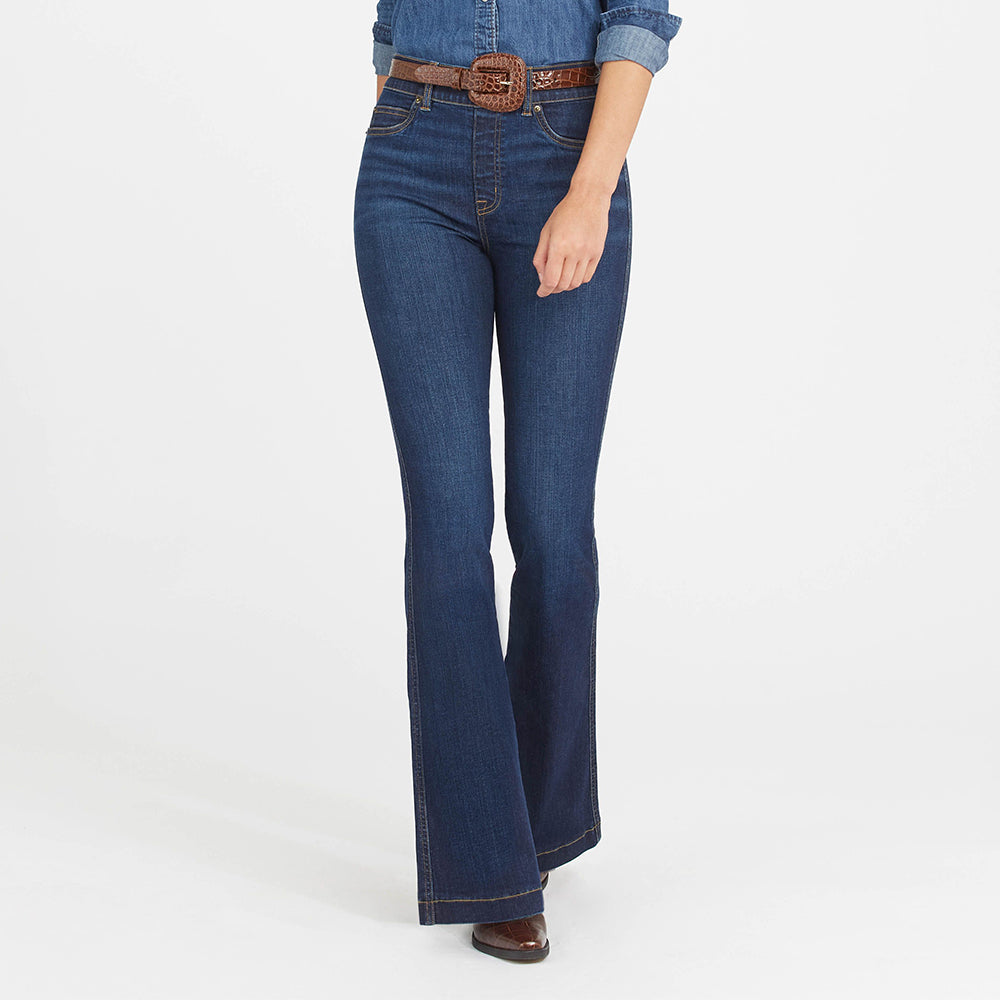SPANX® Flare Leg Pull-On Jeans
