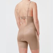 Spanx Suit Your Fancy Plunge Stretch-jersey Body In Champagne