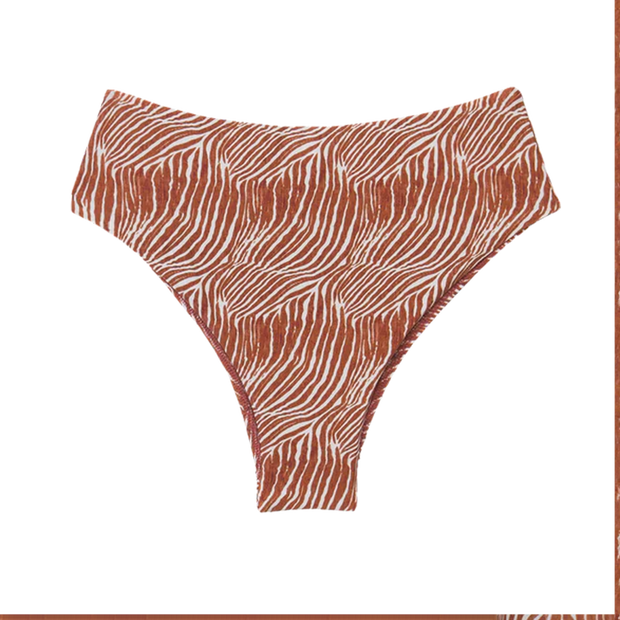 Vix Swim Bella Hot Pants Zebra