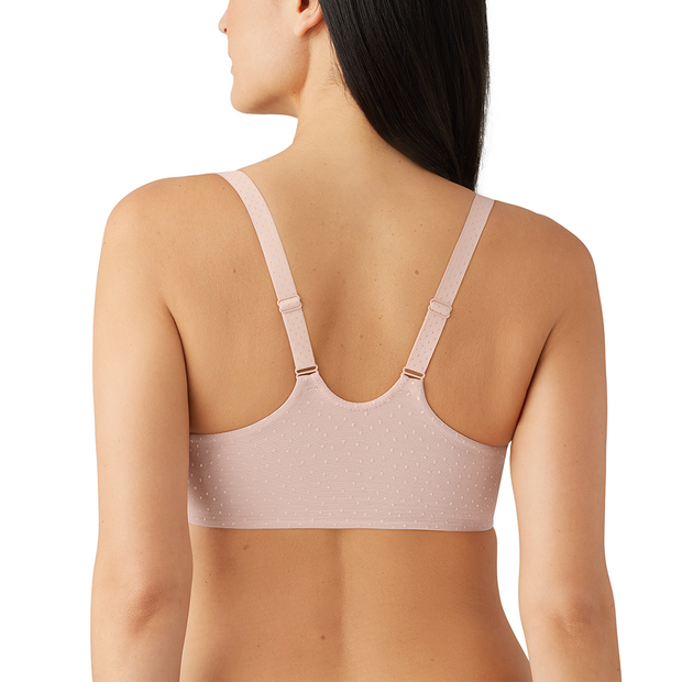 Wacoal Back Appeal Front Close T-Shirt Bra 853403 Rose Dust in