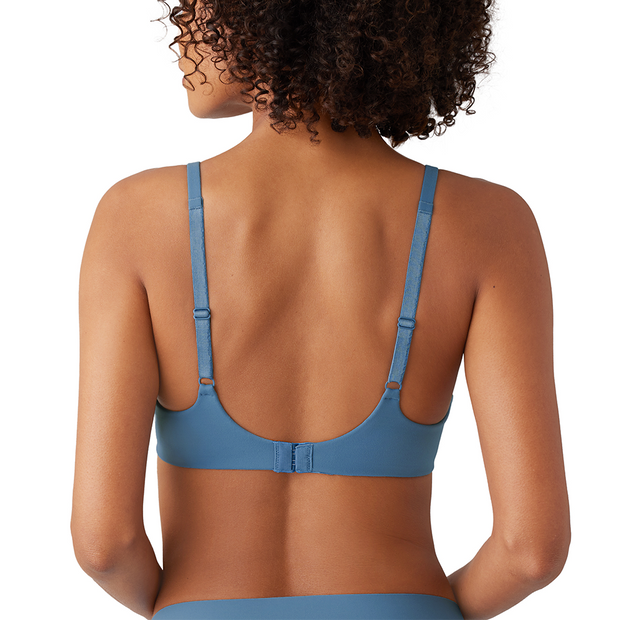 Wacoal How Perfect Wire Free T-Shirt Bra 852189 Provincial Blue
