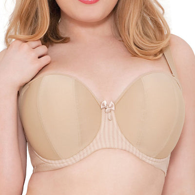 Curvy Kate Luxe Strapless Basque in Ivory - Busted Bra Shop