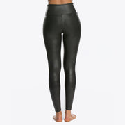 SPANX, Pants & Jumpsuits, Spanx Faux Leather Leggings Black Size Medium  Petite New 533