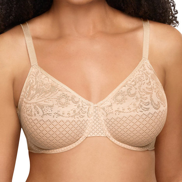 Buy Wacoal Visual Effects Non-Padded Wired Full Coverage Minimiser Everyday  Comfort Bra - Beige online